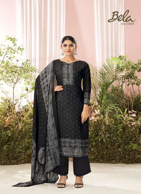 Kaya By Bela Viscose Muslin Handwork Fancy Salwar Kameez Wholesale Market In Surat